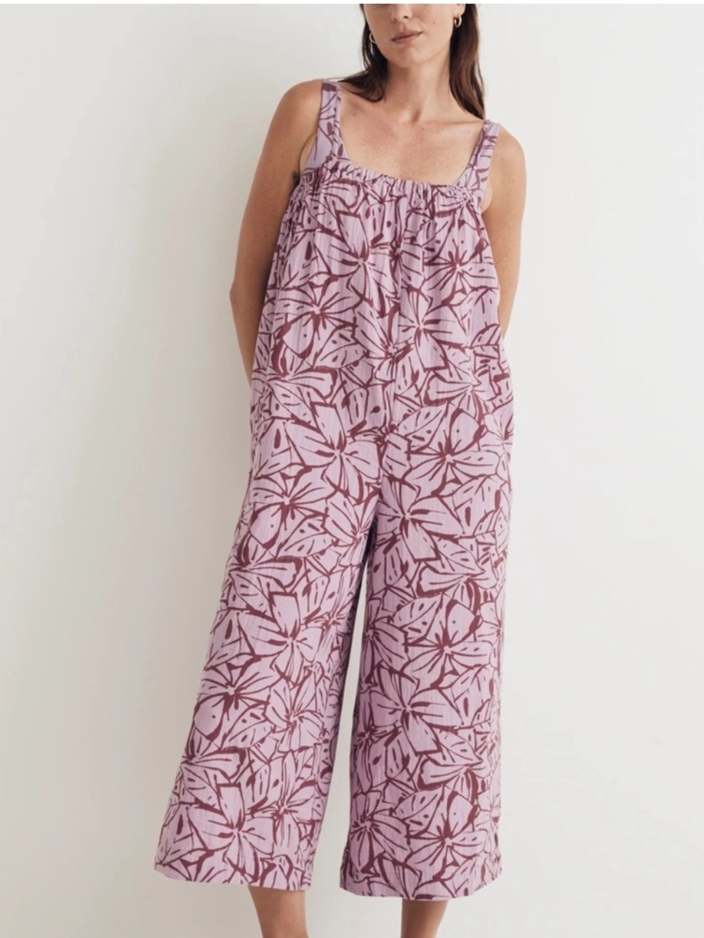 Madewell Cotton Gauze Jumpsuit L